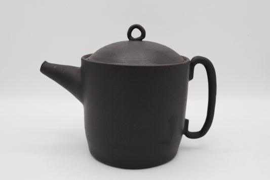 Ceramic Tea Pot Handmade -  Black Matte