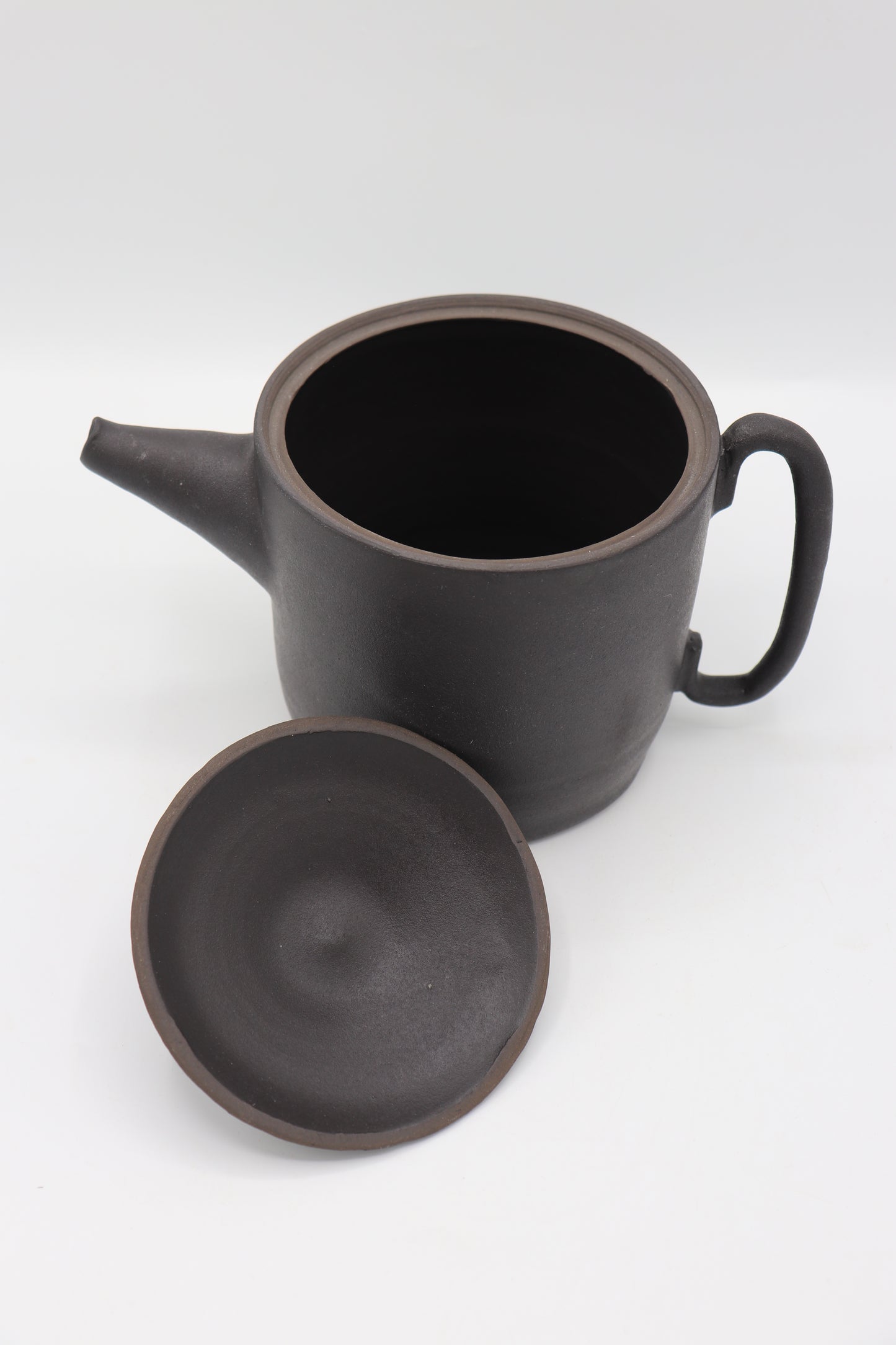 Ceramic Tea Pot Handmade - Black Matte
