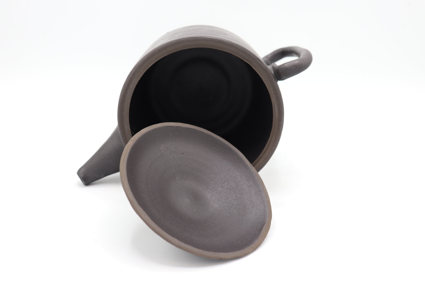 Ceramic Tea Pot Handmade - Black Matte