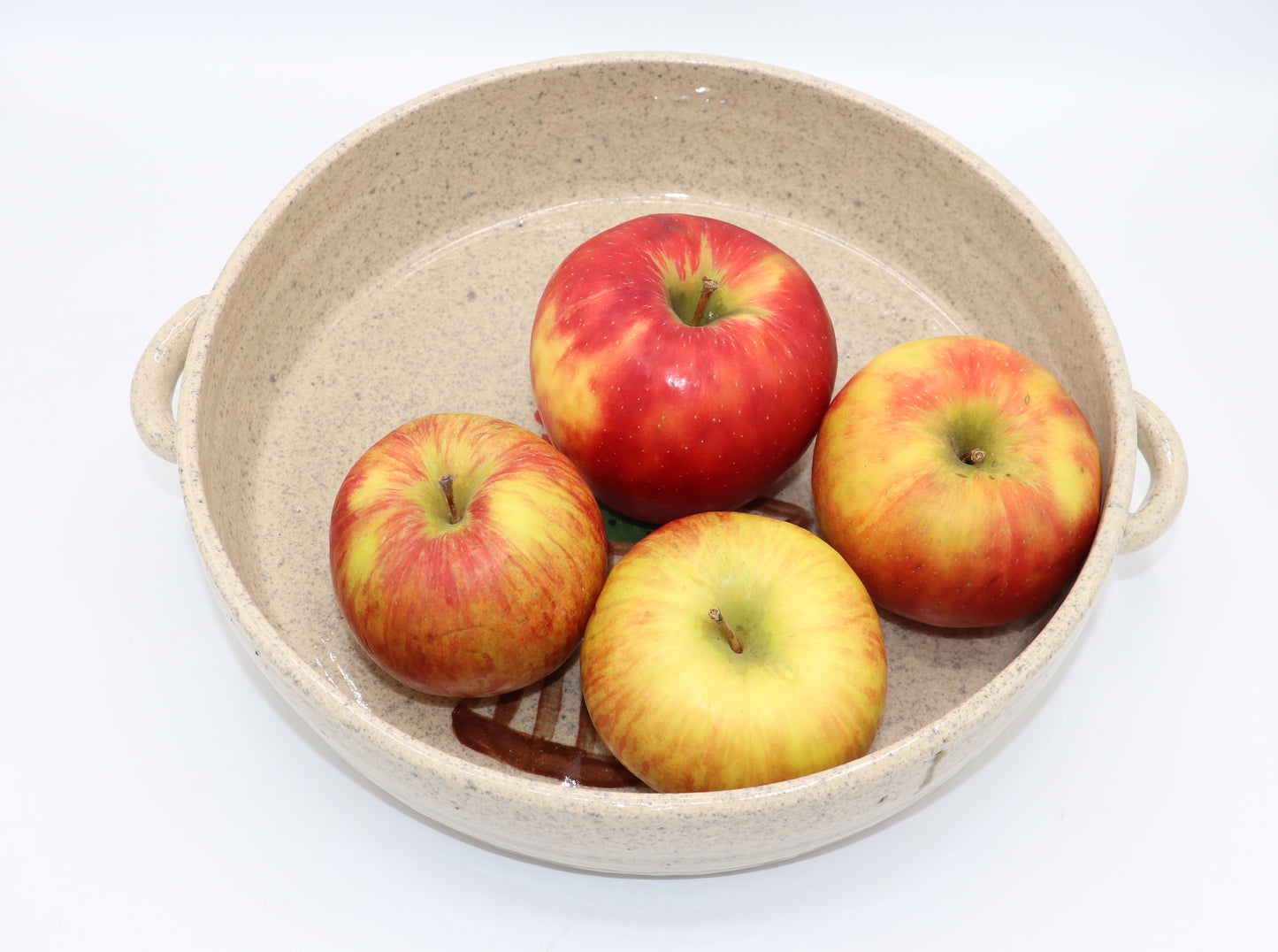 Rustic 11” ceramic casserole - Unique dessert stoneware