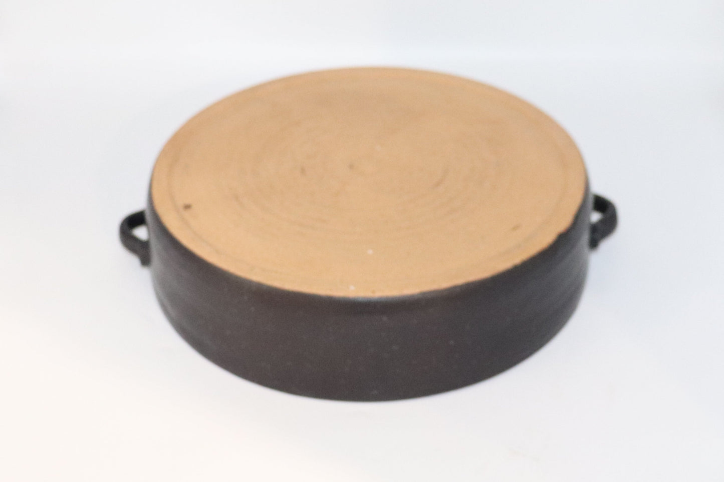 Rustic 9” ceramic casserole and salad bowl