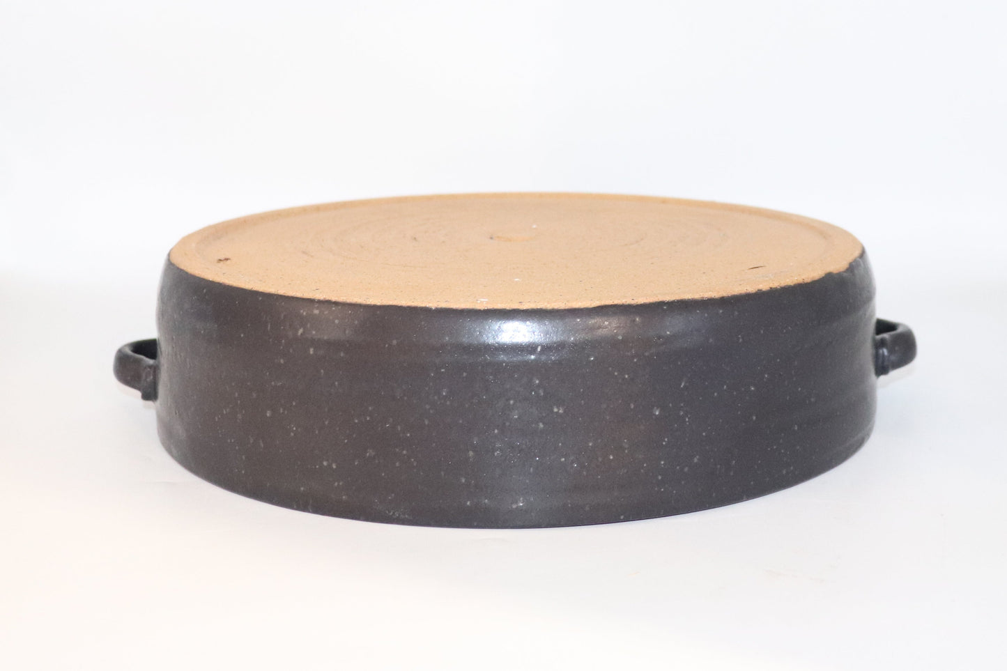Rustic 9” ceramic casserole and salad bowl