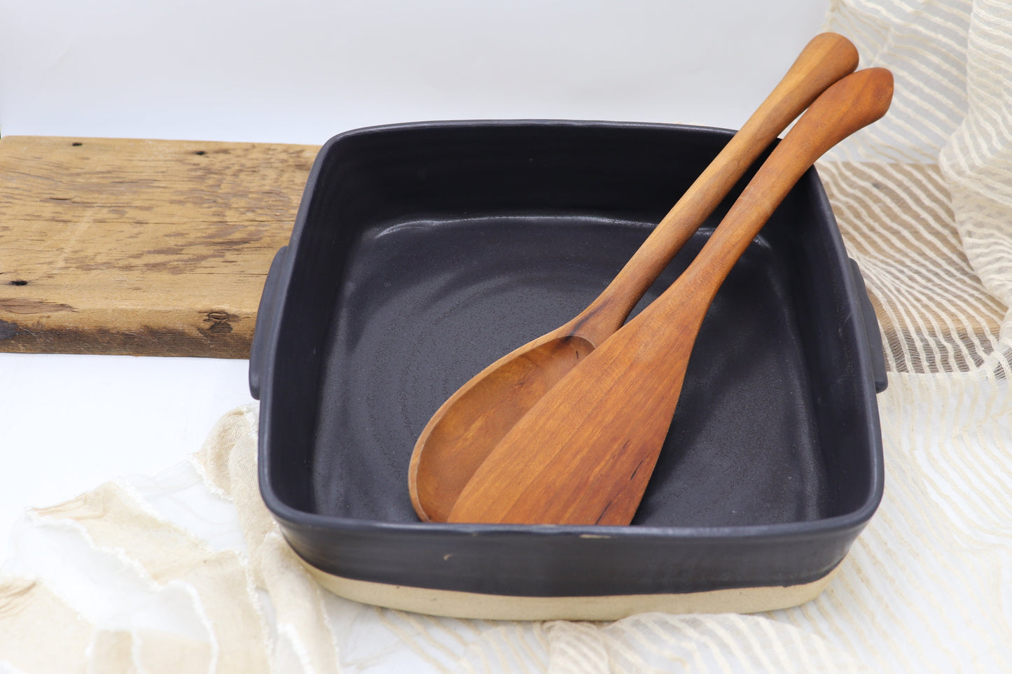 Square Casserole Dish, Rustic 9" X 9" Large
