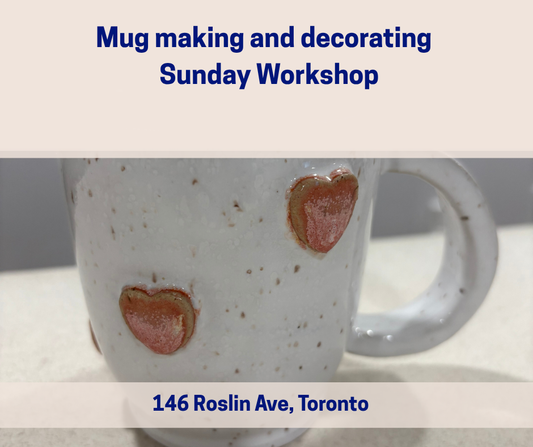 Mug making and decorating Workshop