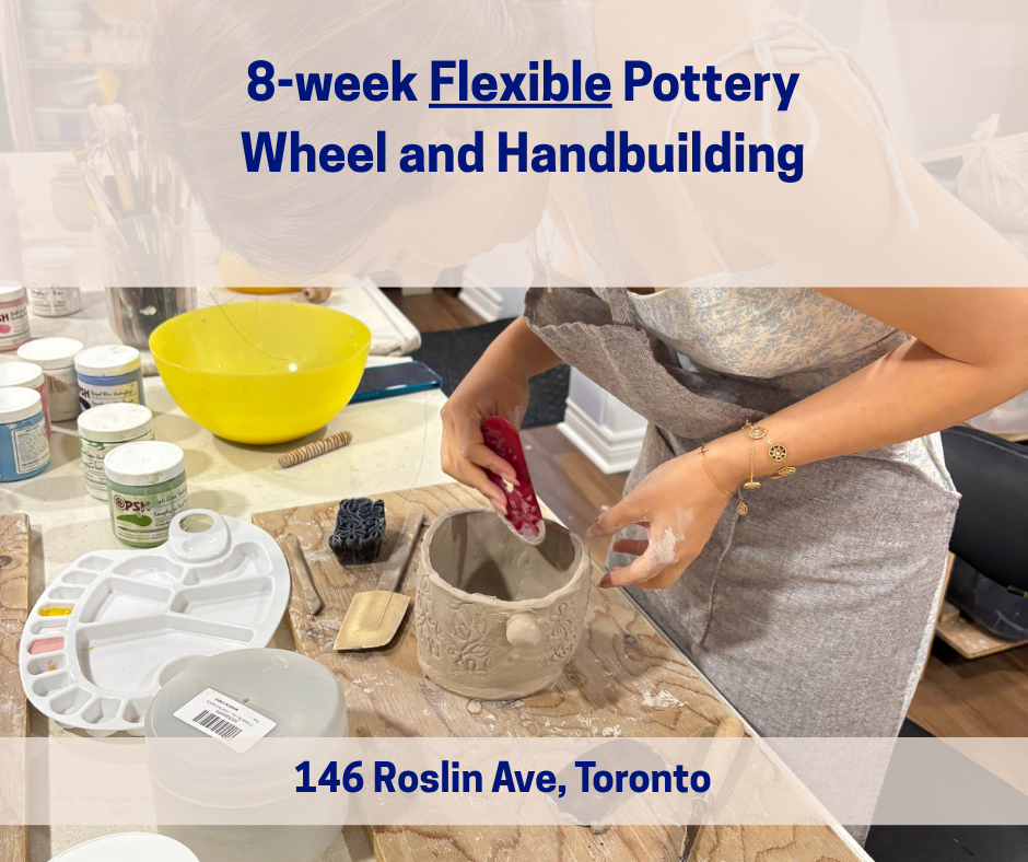 8-week Flexible Pottery Wheel Throwing and Handbuilding