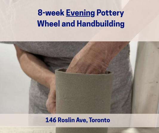 Fall 8-week Evening Pottery Wheel Throwing and Handbuilding (October - November)