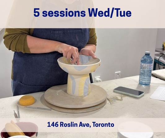 5-week Tue/Wed Evening Pottery
