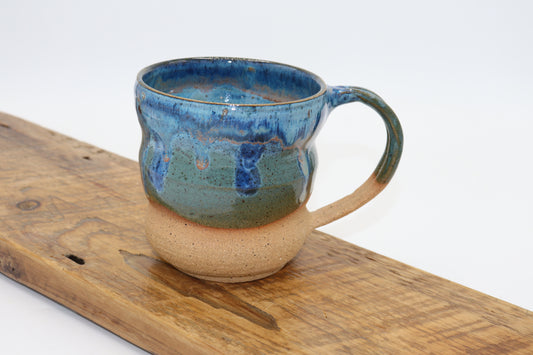Large coffee mug - blue ocean