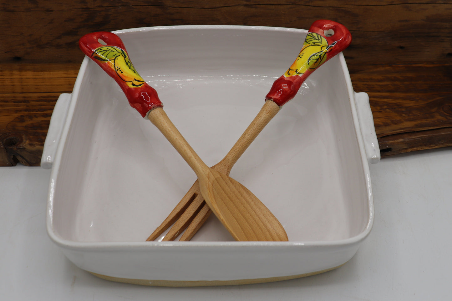 Square Casserole Dish, Rustic 9" X 9" Large