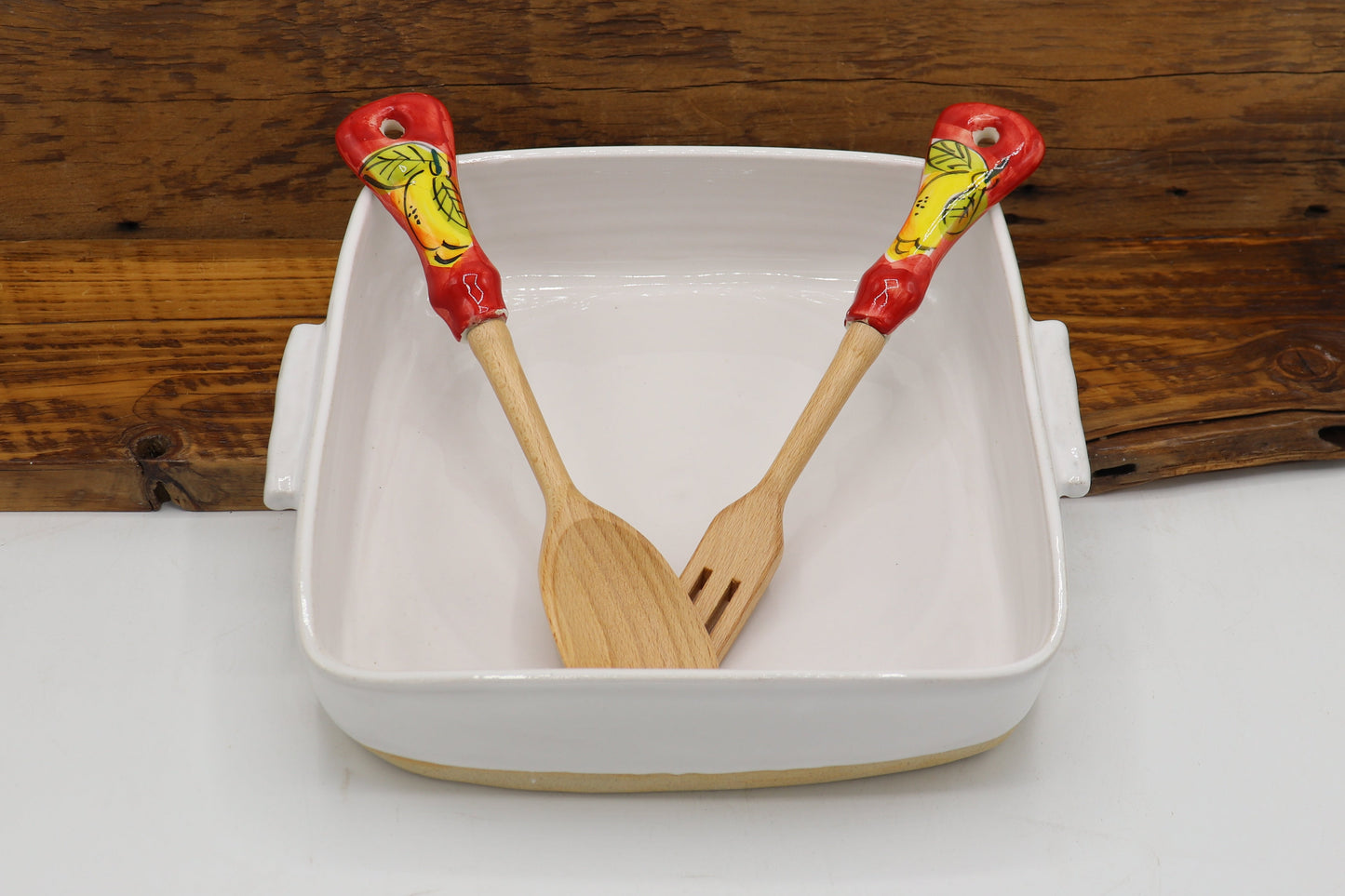 Square Casserole Dish, Rustic 9" X 9" Large