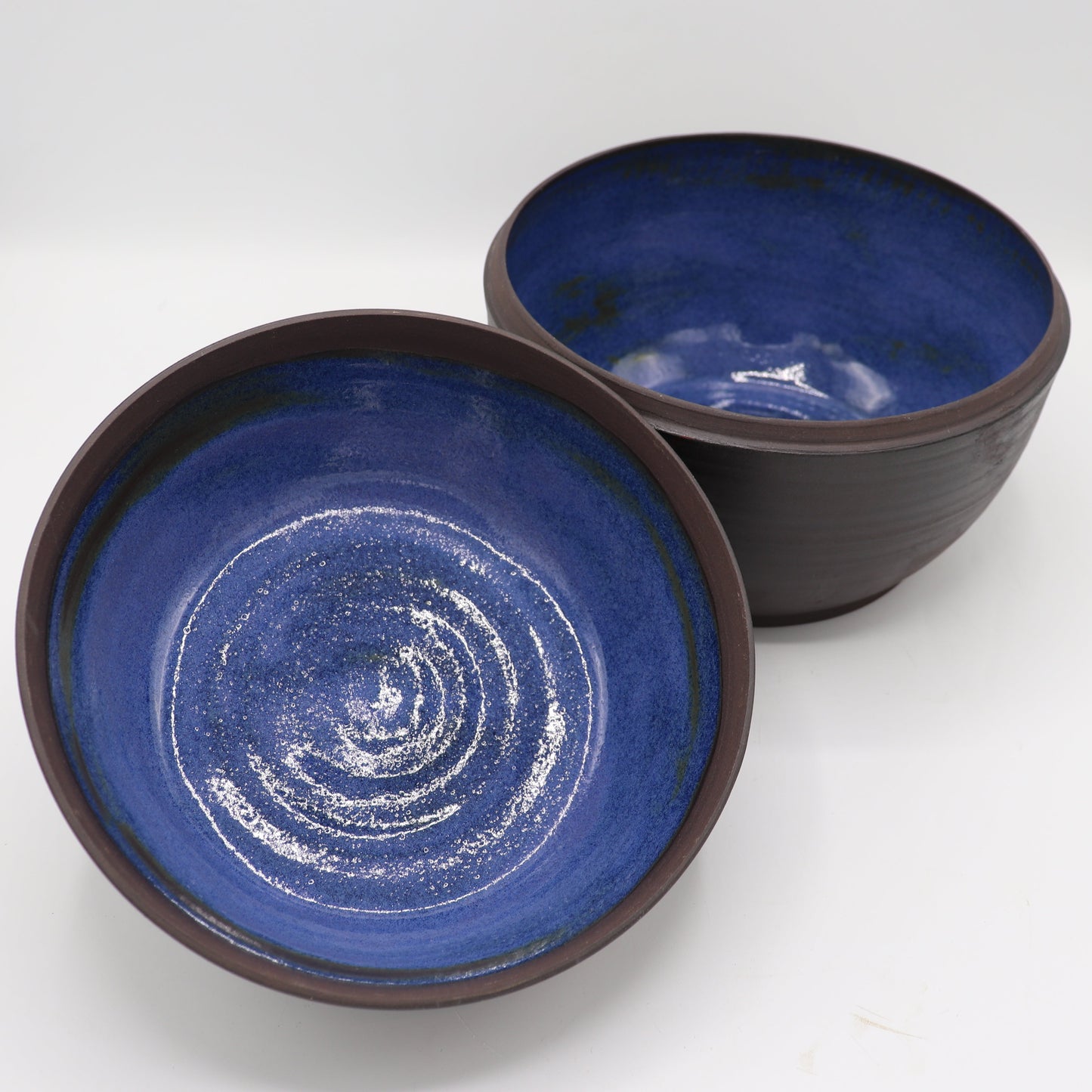 Bread pot - handmade black stoneware