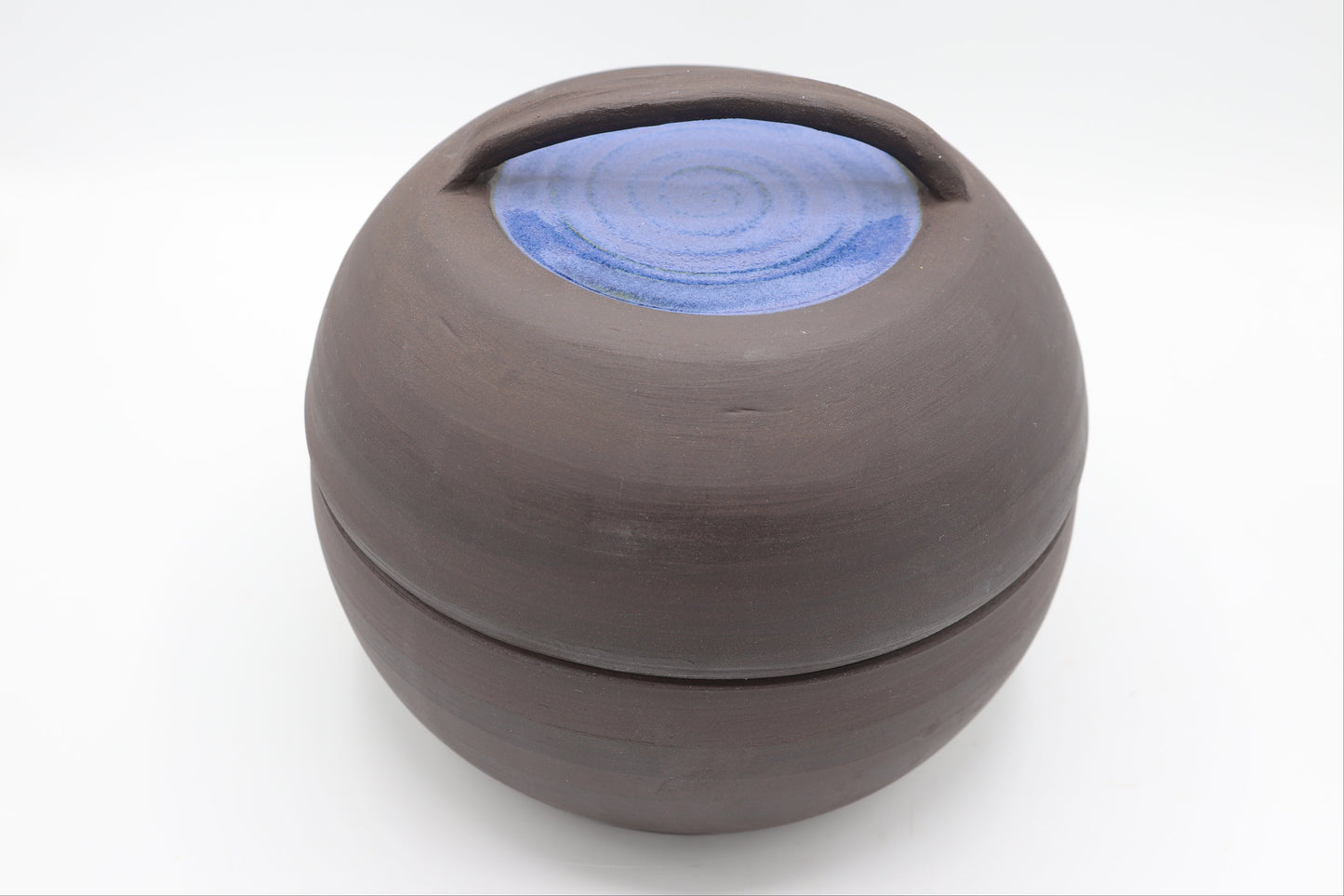 Bread pot - handmade black stoneware