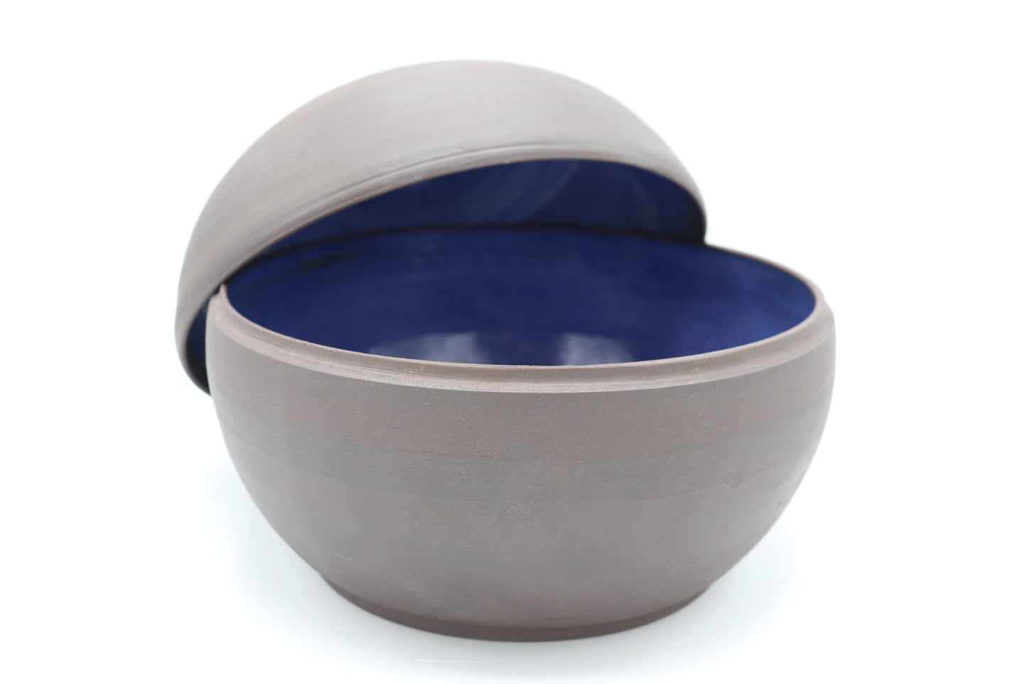 Bread pot - handmade black stoneware