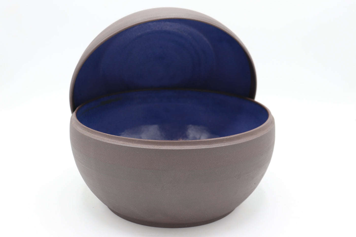 Bread pot - handmade black stoneware