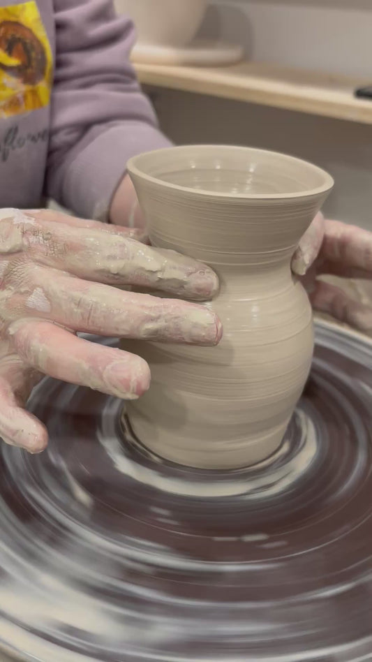 *Morning* Fall 4-week Pottery Wheel Throwing and Handbuilding (September/October)